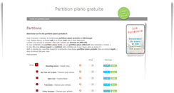 Desktop Screenshot of partition-piano-gratuite.fr